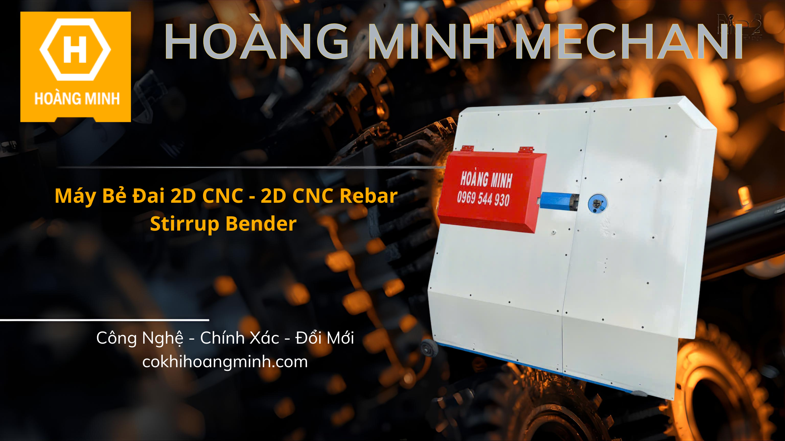 Cơ khí Hoàng Minh | Máy bẻ đai sắt chất lượng cao